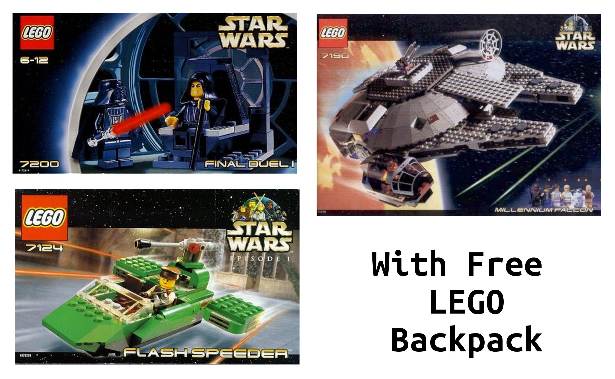 Lego Star Wars Value Pack with Free LEGO Backpack