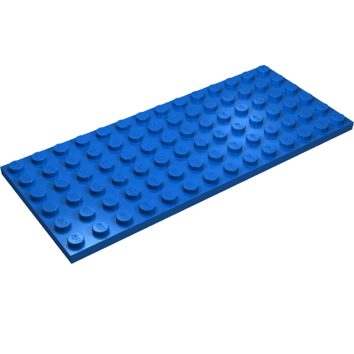 Lego Plate 6 x 14 / Blue