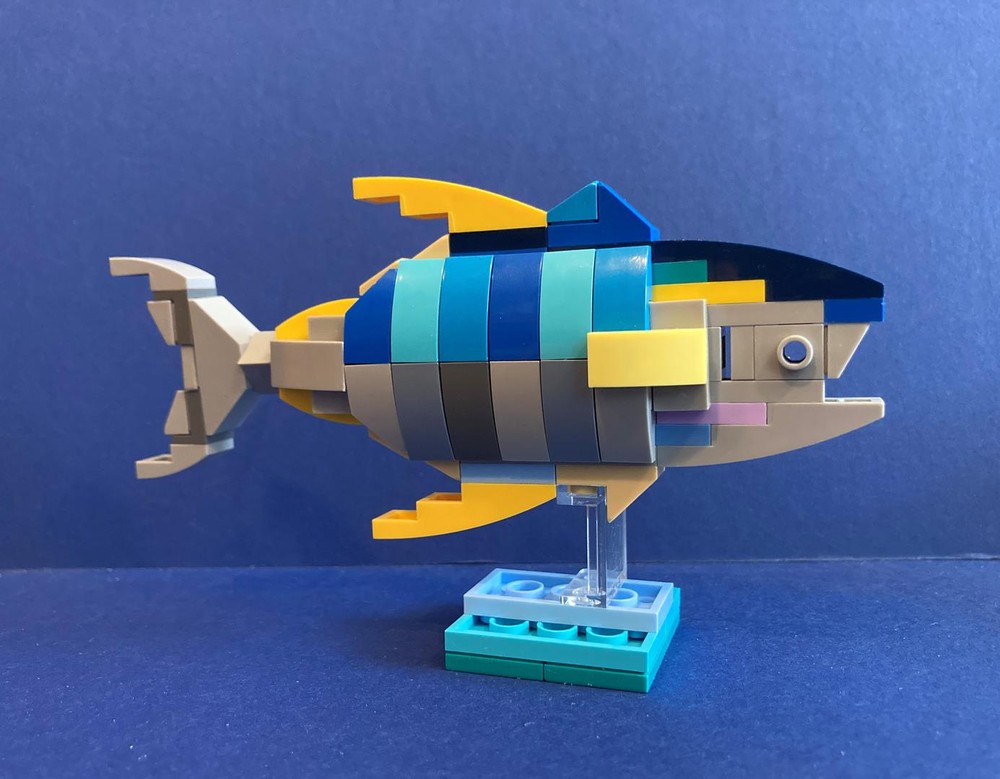 Lego Yellowfin Tuna Fish Model