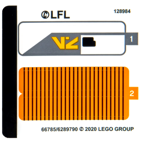 Lego Sticker Sheet for Set 75273-1