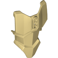 Lego Large Figure Torso Cover, Armour with 2 Chest Holes and Ball Joint Socket / Tan
