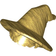 Lego Hair and Hat, Floppy Witch Hat, Short Hair [Plain]