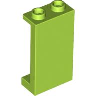 Lego Panel 1 x 2 x 3 [Side Supports / Hollow Studs] / Lime