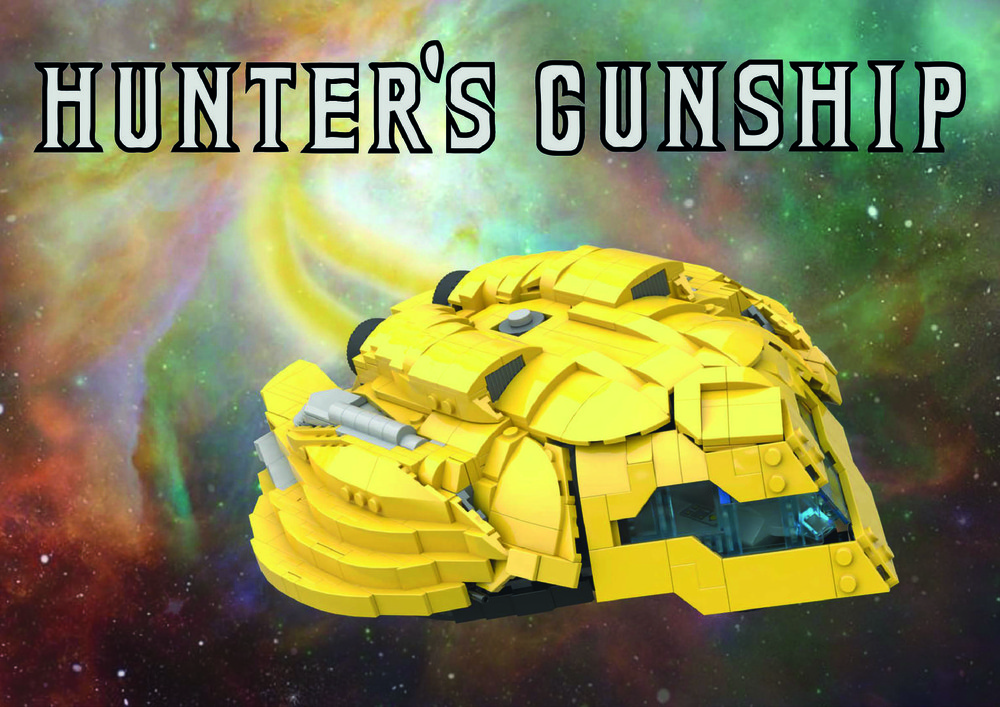Lego Metroid Prime 2 Samus Aran's Gunship (Hunter's Gunship)