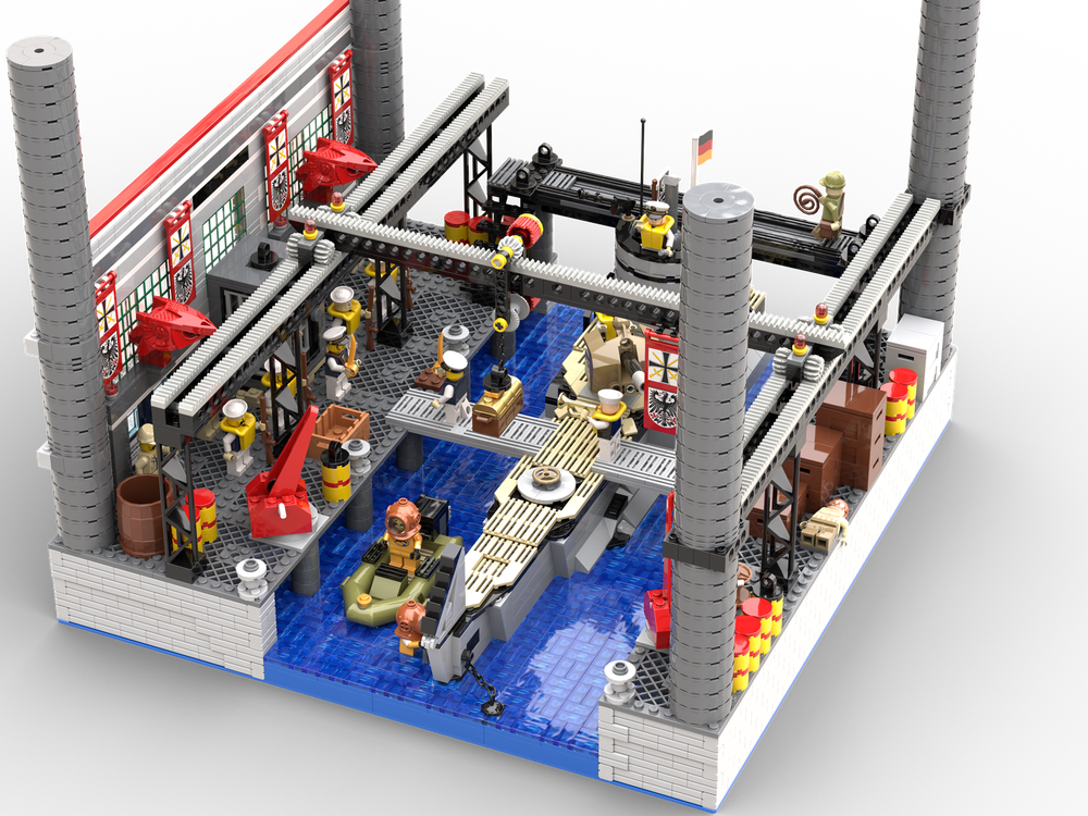 Lego Indiana Jones and the Raiders of the Lost Ark - Geheimhaven Submarine Pen