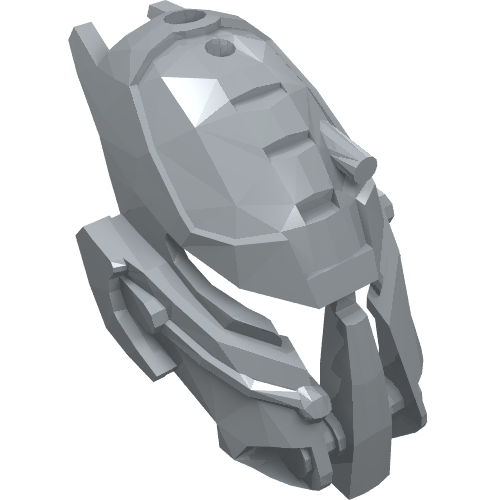 Lego Large Figure Mask, Bulk / Pearl Light Gray