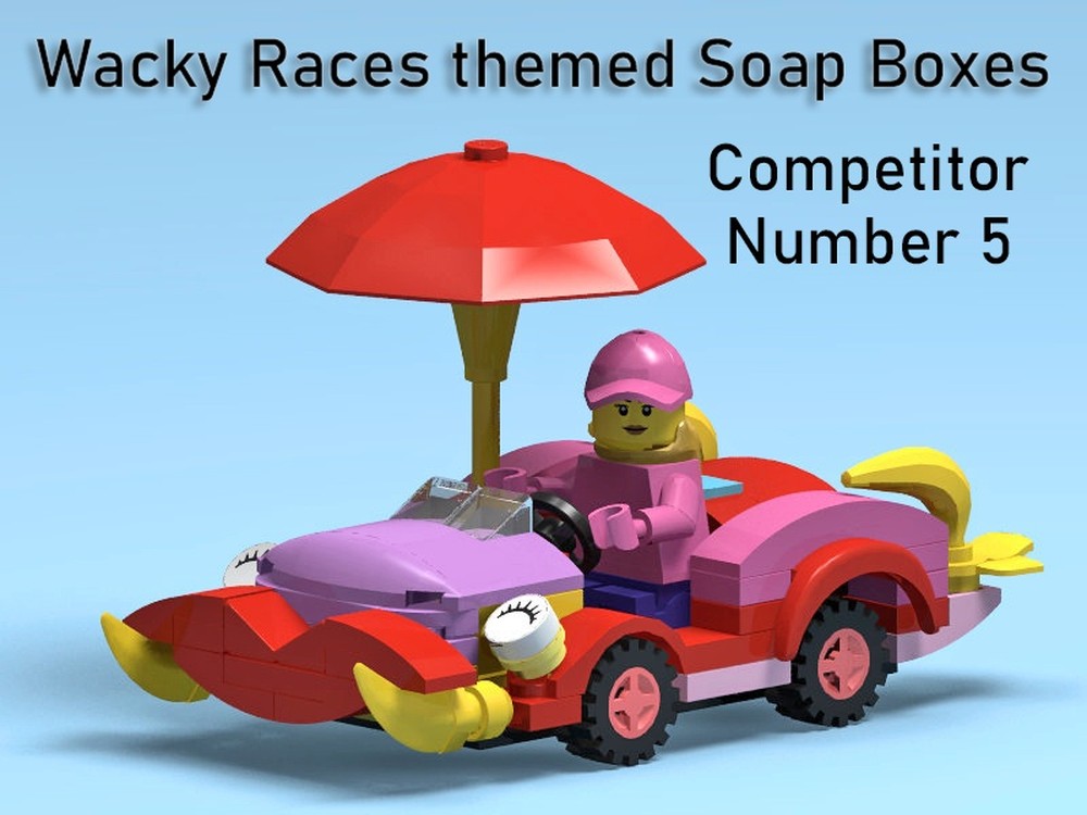 Lego Wacky Races themed soap box 5