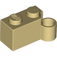 Lego Hinge Brick 1 x 4 [Lower] / Tan