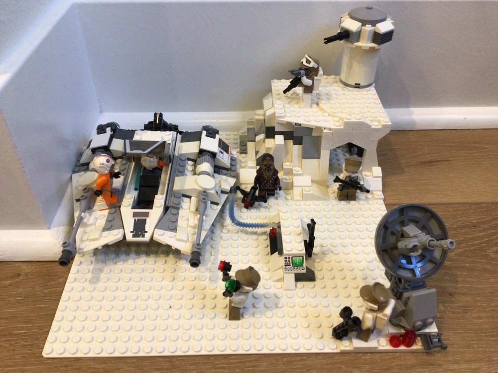 Lego Hoth display for set 75259