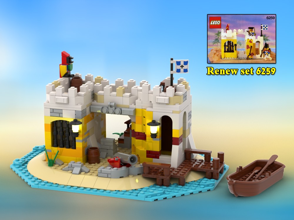 Lego Broadside's Brig Renew set 6259
