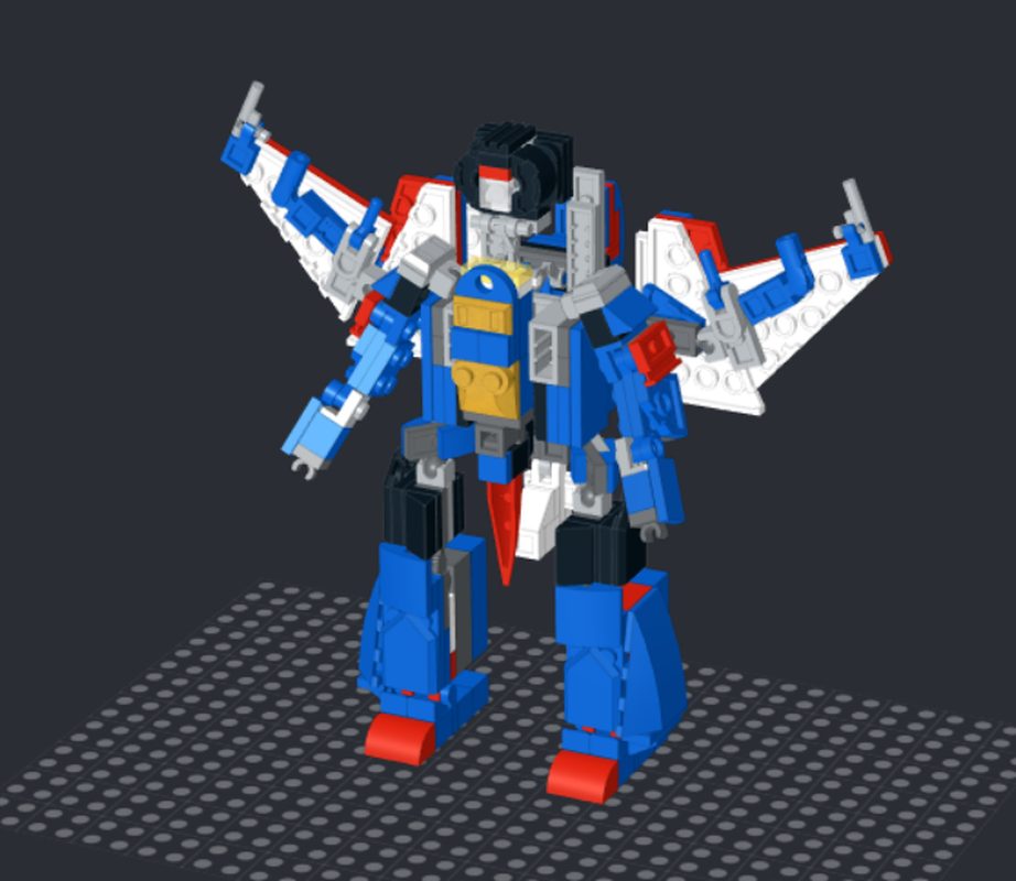 Lego Bumblebee Movie Thundercracker (Seeker)