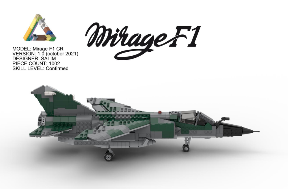 Lego Dassault Mirage F1 CR LEGO