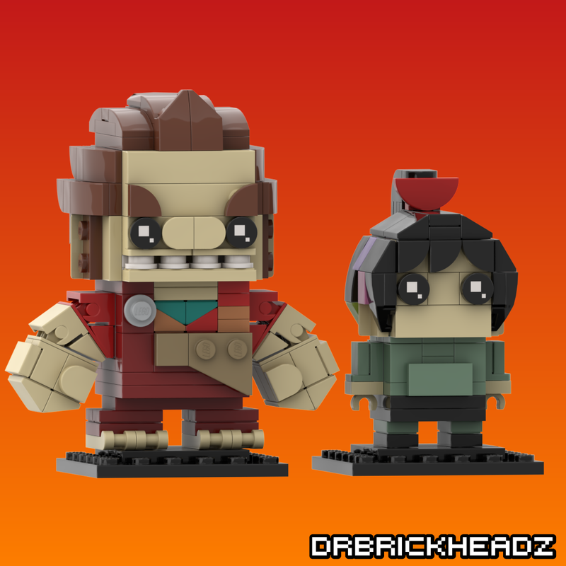 Lego Ralph + Vanellope Von Schweetz (Wreck-It Ralph) Brickheadz