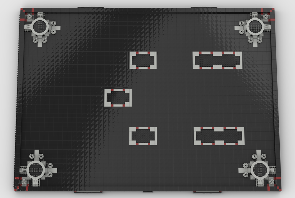 Lego 75192 M F landing pad and wall mount