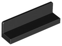 Lego Panel 1 x 4 x 1 / Black