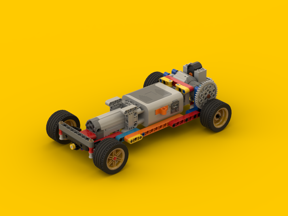 Lego Technic Simple FAST Low Rider RC chassis