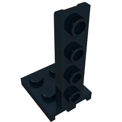 Lego Bracket 2 x 2 - 1 x 4 / Black