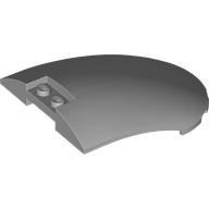 Lego Windscreen 6 x 8 x 2 Curved / Light Bluish Gray
