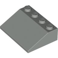 Lego Brick Sloped 33° 3 x 4 / Light Gray