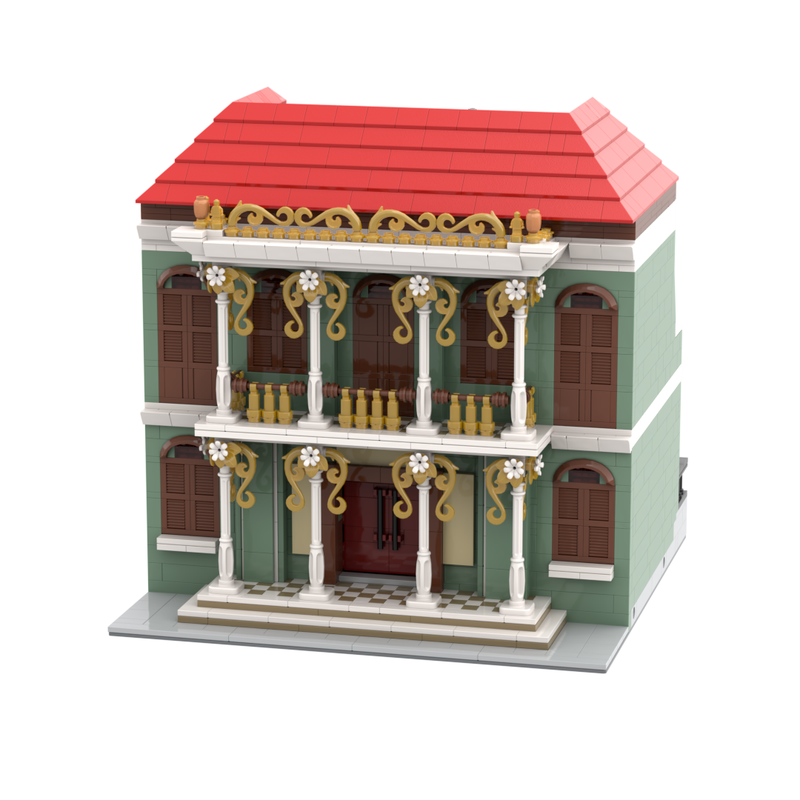 Lego Pinang Peranakan Mansion (no interior)