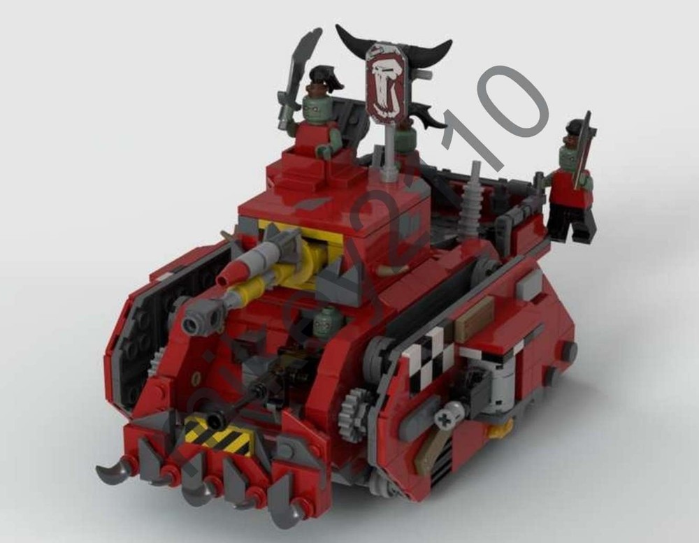 Lego Warhammer 40K Ork Looted Leman Russ.