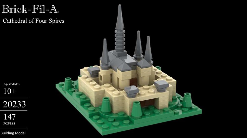Lego Cathedral of Four Spires
