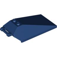 Lego Windscreen 8 x 4 x 2 with Handle and 2 Studs [Solid Studs] [Plain] / Dark Blue