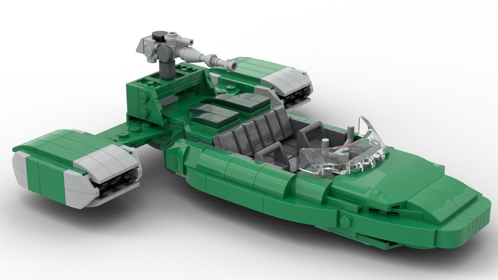 Lego SW Seraph-class Nabo Landspeeder MOC (Updated)