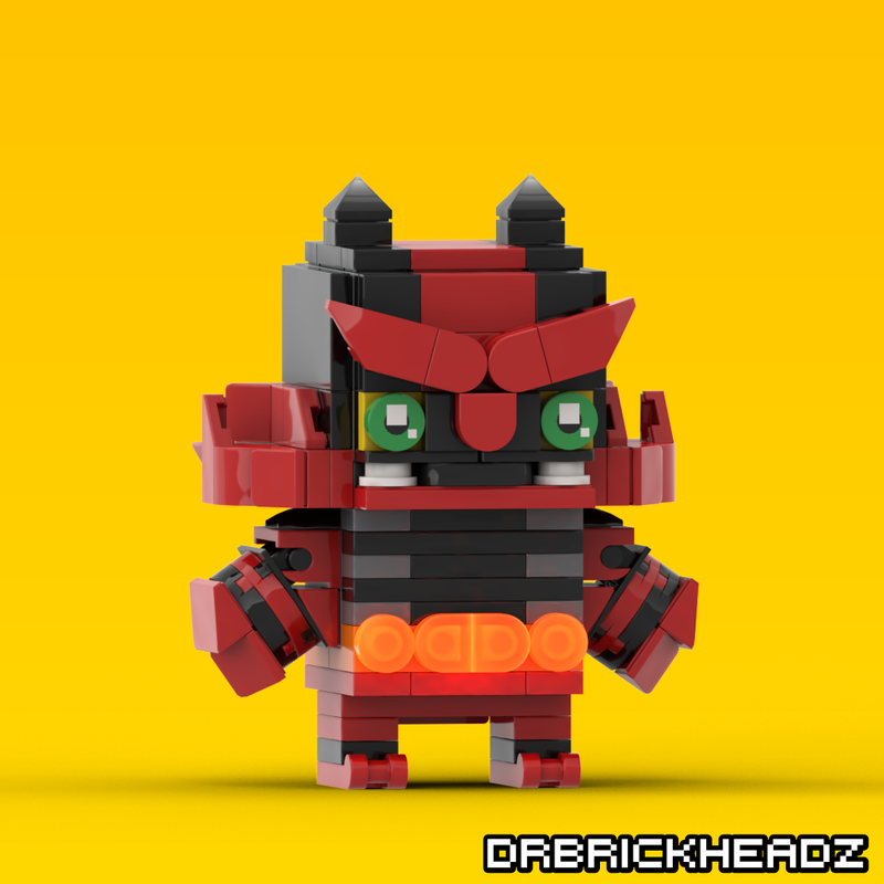 Lego Incineroar Brickheadz
