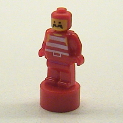 Lego Minifig Trophy Statuette, Pirate Print
