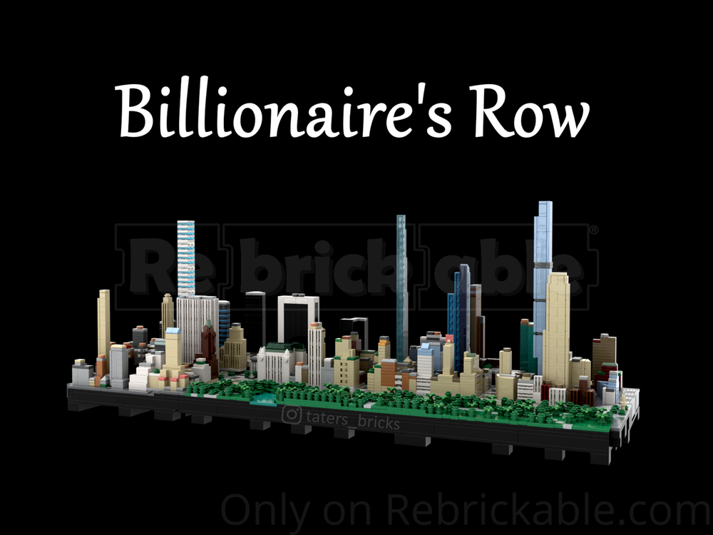Lego Central Park | Billionaire's Row - NYC