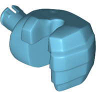Lego Hand Hulk - Left / Medium Azure