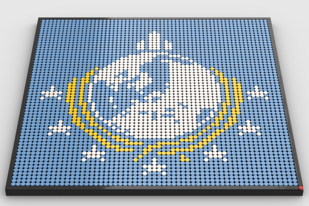 Lego Helldivers Super-earth Flag Frame