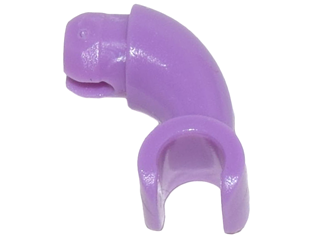 Lego Arm, Short, Curved with Hand / Medium Lavender
