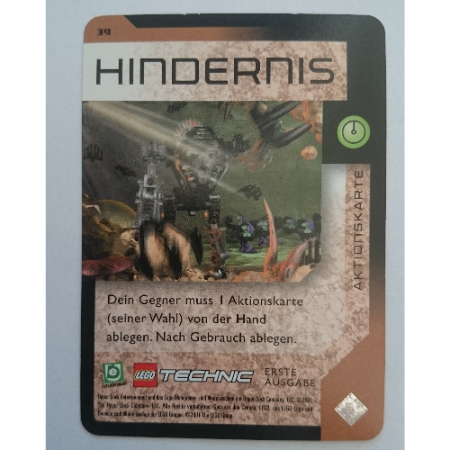 Lego Trading Card, Bionicle Game: QftM - 39 Game Action - Penalty