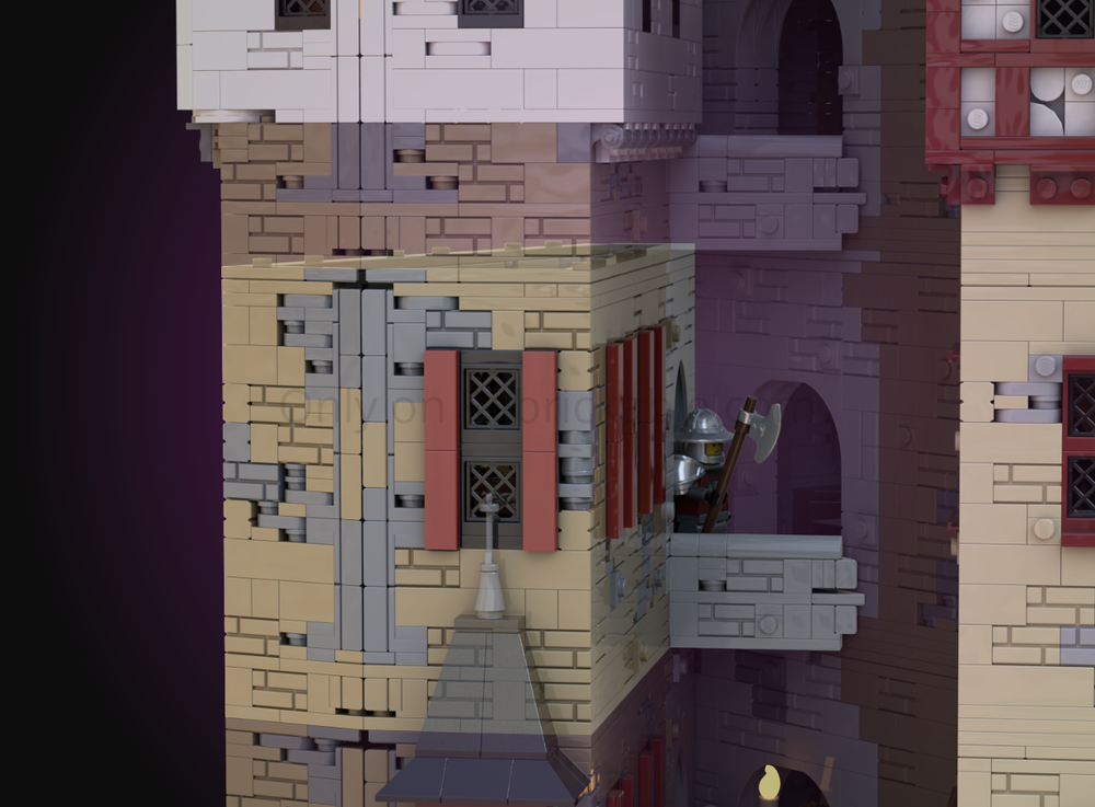 Lego The treasure room - The Red Falcons' mountain fortress