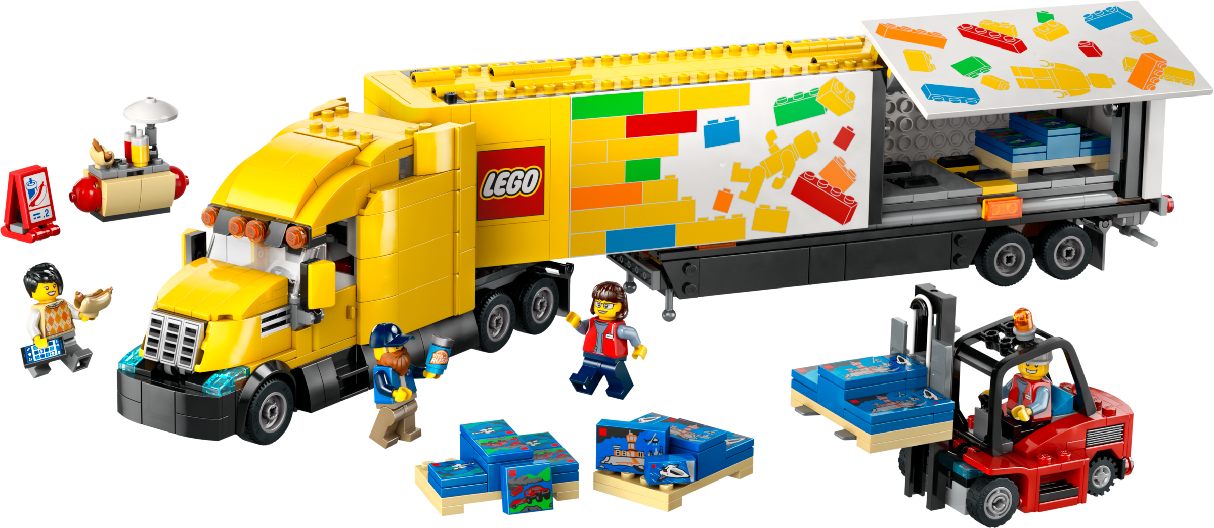 Lego Yellow Delivery Truck