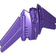 Lego Large Figure Wings with Shoulder Cover, Armour / Dark Purple