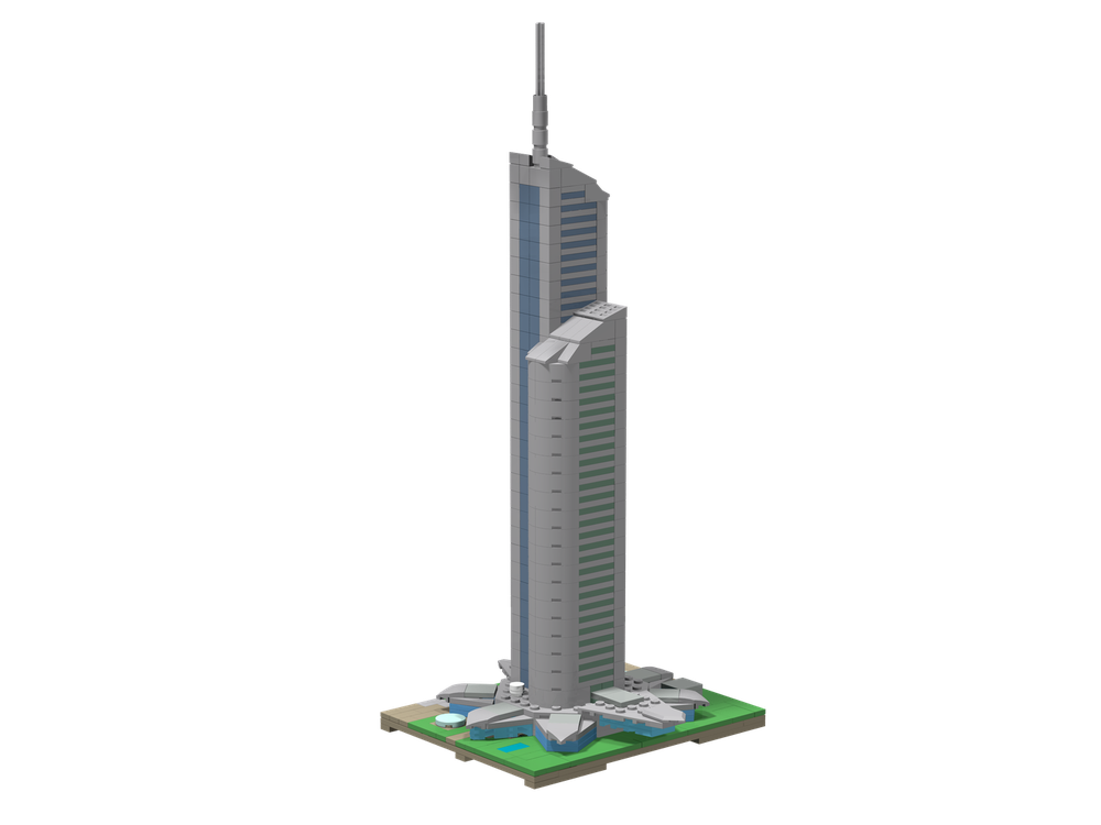 Lego Almas Tower 1:1000 Model --- Dubai, UAE