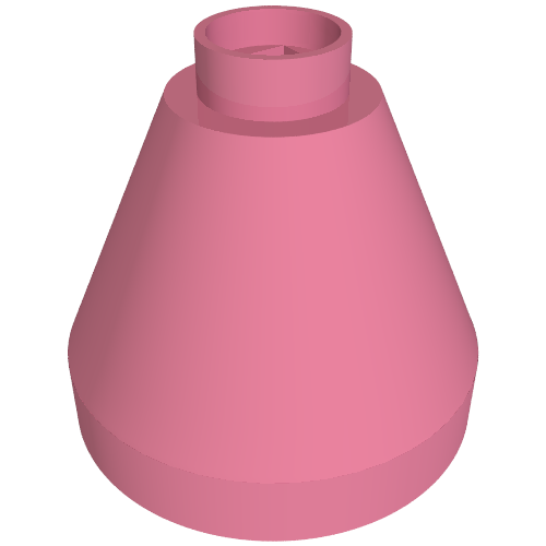 Lego Duplo Cone 2 x 2 x 1 2/3 / Medium Dark Pink