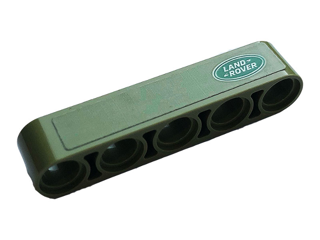 Lego Technic, Liftarm Thick 1 x 5 with Land Rover Logo Pattern Model Left Side (Sticker) - Set 42110