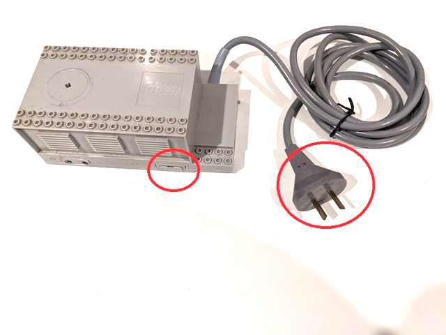 Lego Electric, Train 12V Transformer for 240V - Type 3 with Output Cover Plug (Australian)