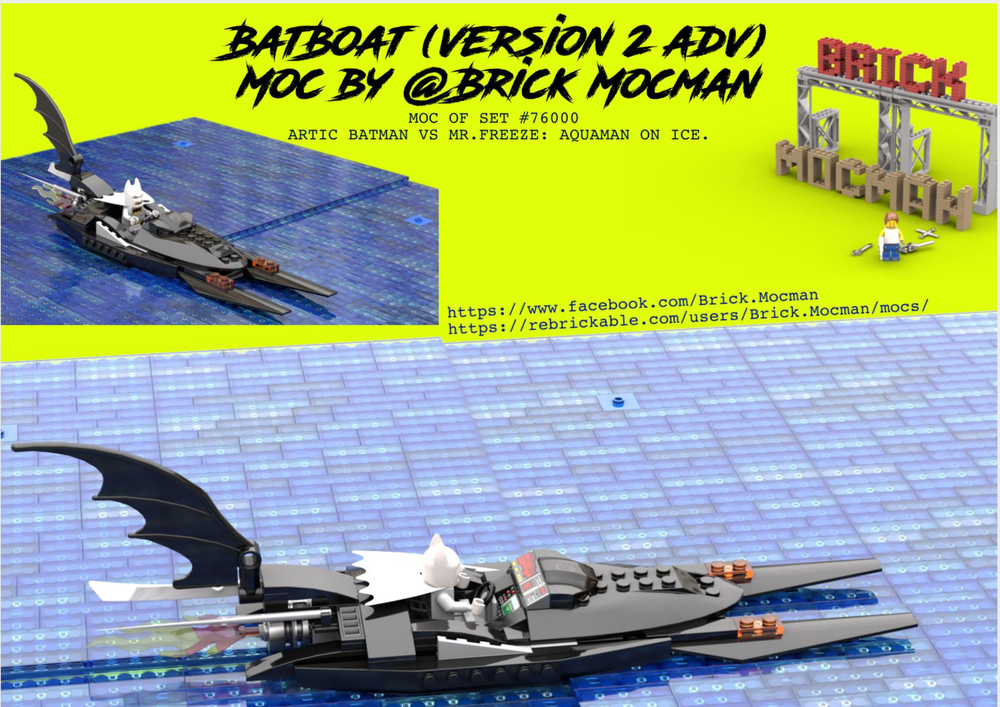 Lego Batboat (Version 2 Advanced) (FREE)