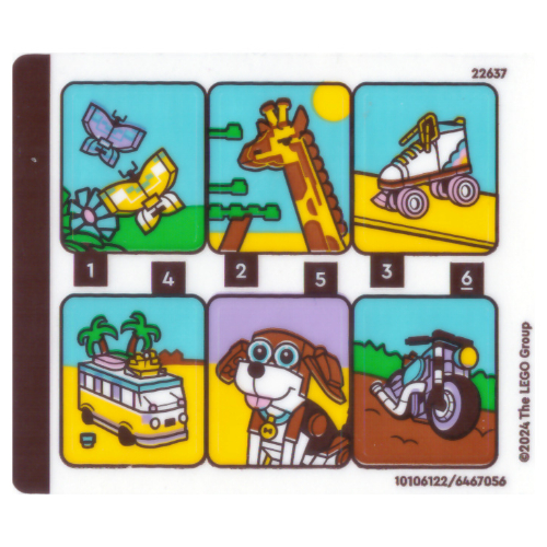 Lego Sticker Sheet for Set 31147-1