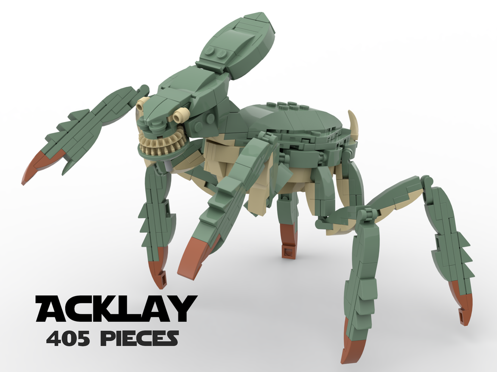 Lego Acklay Beast - From Petranaki / Geonosian Arena