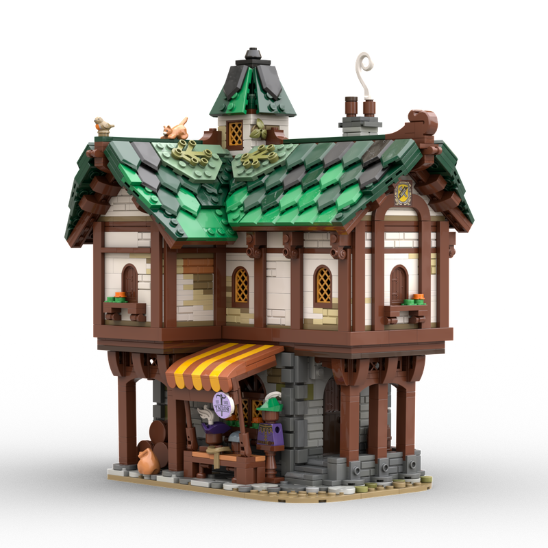 Lego Medieval Tailor Shop