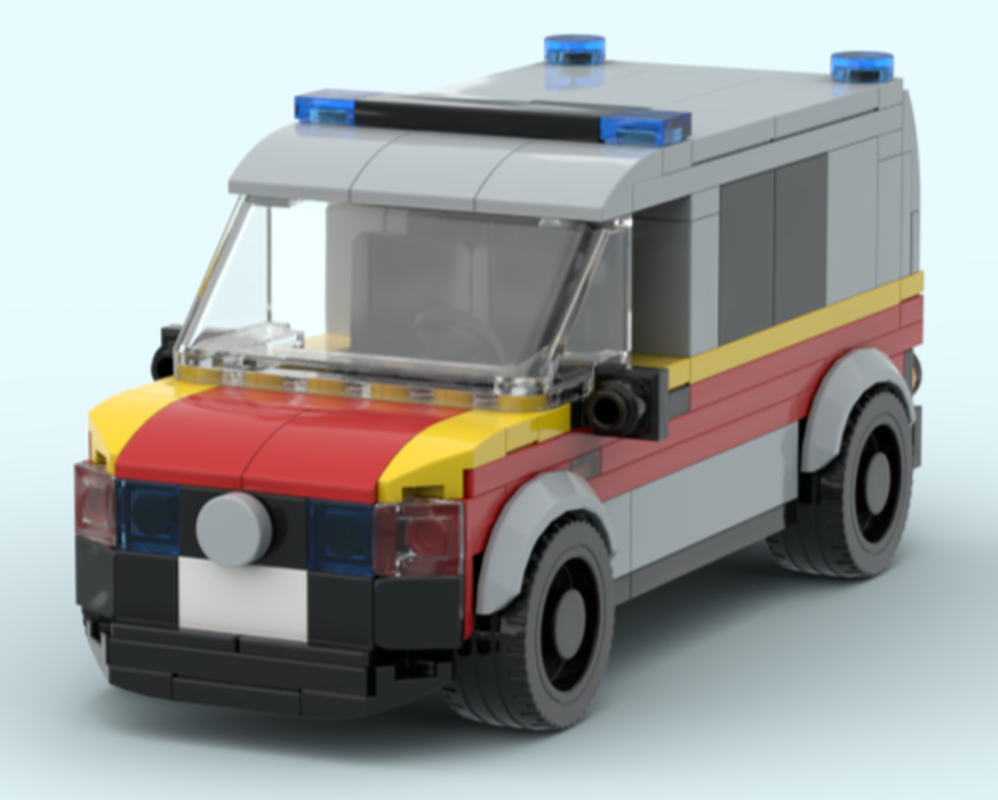 Lego Vito DB Notfallmanagement Car Rail Service