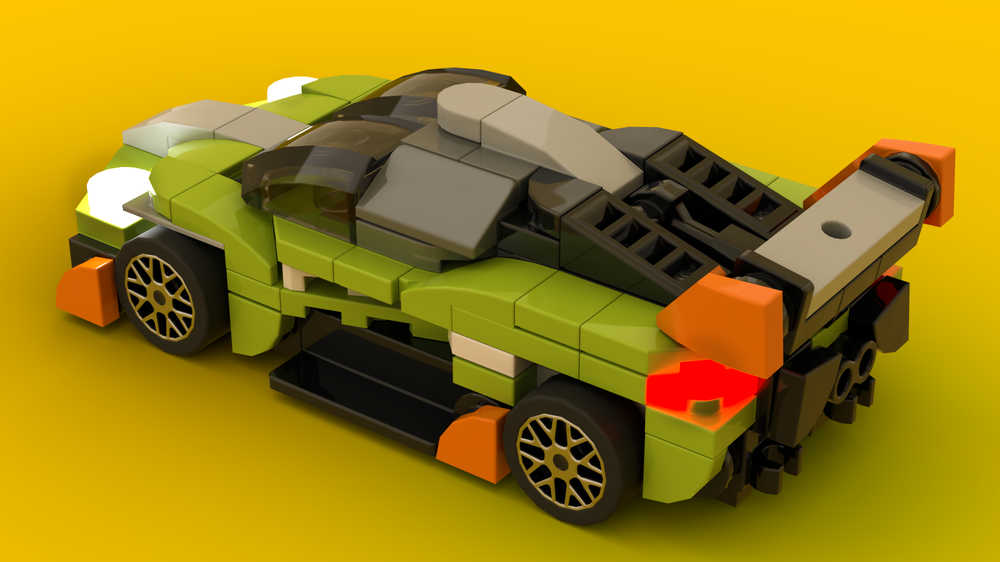 Lego 5 stud wide concept car