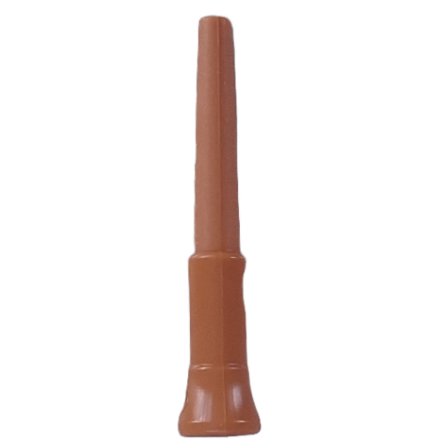 Lego Equipment Wand, Wide End, Smooth / Medium Nougat