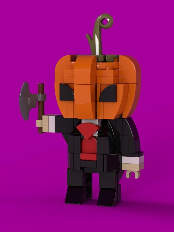 Lego Pumpkin Axeman